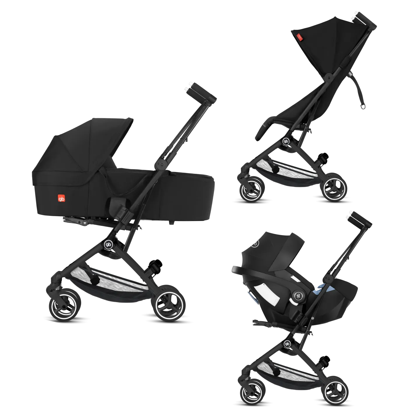 GB Pockit  All-City Stroller Velvet Black